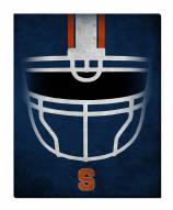 Syracuse Orange 16" x 20" Ghost Helmet Canvas Print