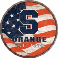 Syracuse Orange 24" Flag Barrel Top
