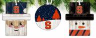 Syracuse Orange 3-Pack Christmas Ornament Set