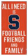 Syracuse Orange 6" x 12" Friends & Family Sign