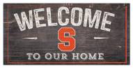 Syracuse Orange 6" x 12" Welcome Sign
