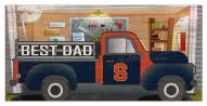 Syracuse Orange Best Dad Truck 6" x 12" Sign