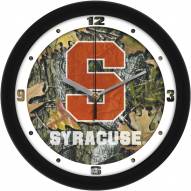 Syracuse Orange Camo Wall Clock