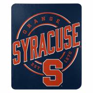 Syracuse Orange Campaign Fleece Throw Blanket