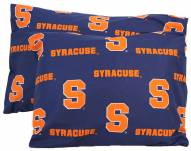 Syracuse Orange Printed Pillowcase Set