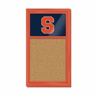 Syracuse Orange Cork Note Board