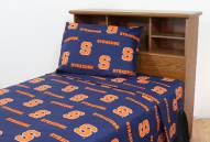 Syracuse Orange Dark Bed Sheets
