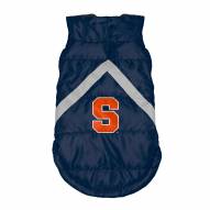 Syracuse Orange Dog Puffer Vest