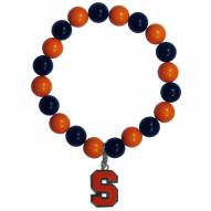 Syracuse Orange Fan Bead Bracelet