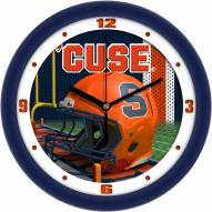 Syracuse Orange Football Helmet Wall Clock
