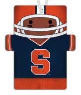 Syracuse Orange Football Player Ornament