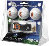 Syracuse Orange Golf Ball Gift Pack with Spring Action Divot Tool