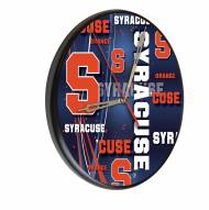 Syracuse Orange Digitally Printed Wood Clock