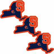 Syracuse Orange Home State Decal - 3 Pack
