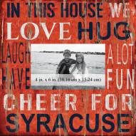 Syracuse Orange In This House 10" x 10" Picture Frame