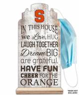Syracuse Orange In This House Mask Holder