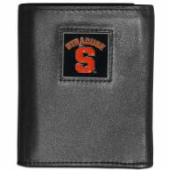 Syracuse Orange Leather Tri-fold Wallet