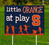 Syracuse Orange Little Fans at Play 2-Sided Yard Sign