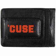 Syracuse Orange Logo Leather Cash and Cardholder