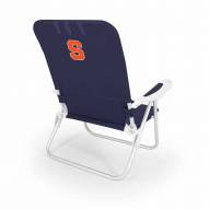 Syracuse Orange Navy Monaco Beach Chair