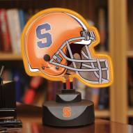 Syracuse Orange Neon Helmet Desk Lamp