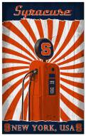 Syracuse Orange Retro Pump Location 11" x 19" Sign
