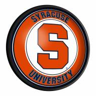 Syracuse Orange Round Slimline Lighted Wall Sign