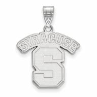 Syracuse Orange Sterling Silver Large Pendant