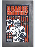 Syracuse Orange Team Monthly 11" x 19" Framed Sign
