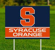 Syracuse Orange Team Name Yard Sign