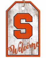 Syracuse Orange Welcome Team Tag 11" x 19" Sign