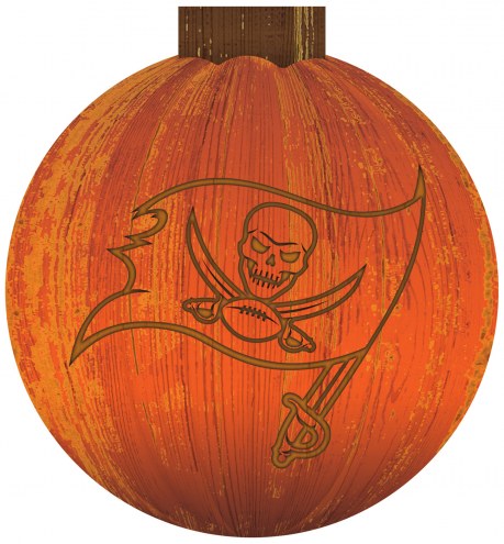 Tampa Bay Buccaneers 12&quot; Halloween Pumpkin Sign