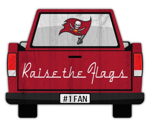 Tampa Bay Buccaneers 12&quot; Truck Back Cutout Sign