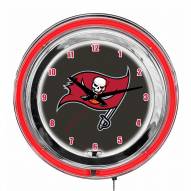 Tampa Bay Buccaneers 14" Neon Clock