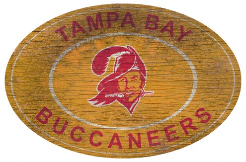 Tampa Bay Buccaneers 46&quot; Heritage Logo Oval Sign