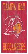 Tampa Bay Buccaneers 6" x 12" Heritage Logo Sign