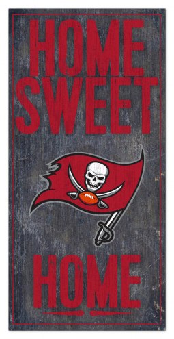 Tampa Bay Buccaneers 6&quot; x 12&quot; Home Sweet Home Sign