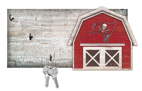 Tampa Bay Buccaneers 6&quot; x 12&quot; Team Barn Key Holder Sign