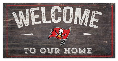 Tampa Bay Buccaneers 6&quot; x 12&quot; Welcome Sign
