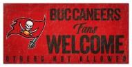Tampa Bay Buccaneers Fans Welcome Sign
