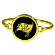 Tampa Bay Buccaneers Gold Tone Bangle Bracelet