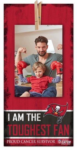 Tampa Bay Buccaneers I am the Toughest Fan 6&quot; x 12&quot; Sign