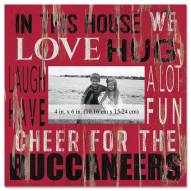 Tampa Bay Buccaneers In This House 10" x 10" Picture Frame