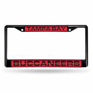 Tampa Bay Buccaneers Laser Black License Plate Frame