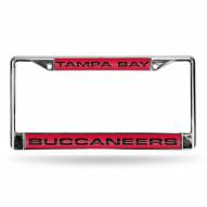 Tampa Bay Buccaneers Laser Rico Chrome License Plate Frame