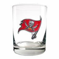 Tampa Bay Buccaneers Logo Rocks Glass - Set of 2