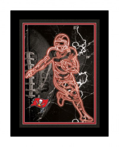 Tampa Bay Buccaneers Neon Player Framed 12&quot; x 16&quot; Sign