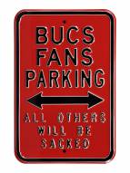 Tampa Bay Buccaneers Sacked Parking Sign