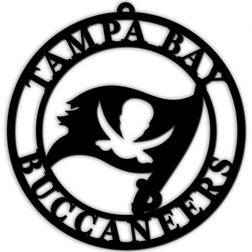 Tampa Bay Buccaneers Silhouette Logo Cutout Door Hanger