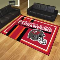 Tampa Bay Buccaneers Super Bowl LV Champions Dynasty 8' x 10' Area Rug